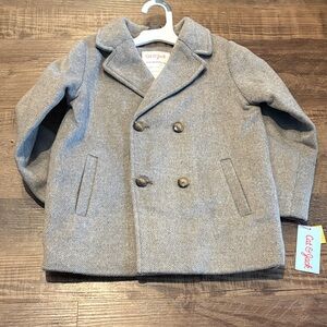 Cat & Jack Classic Gray Pea Coat for Kids